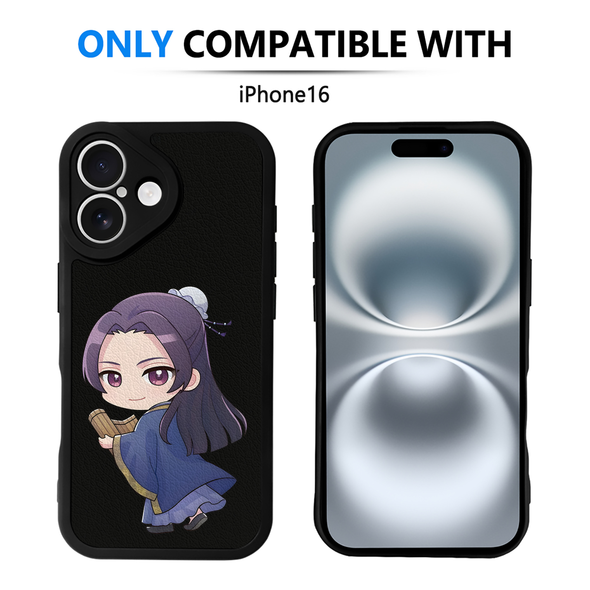 薬屋のひとりごと The Apothecary Diaries 【iPhone 16シリーズ対応】シリコンスマホケース（レザー調） 材質：シリコン